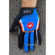 2020 Castelli Guanti Dita Lunghe Blu Nero (6)